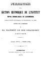 Publications de la Section Historique de l'Institut G.-D. de Luxembourg / 29.1874 
