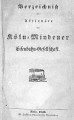 Verzeichnis der Aktionäre der Köln-Mindener Eisenbahn-Gesellschaft 