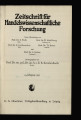 Zeitschrift für handelswissenschaftliche Forschung / 24.1930 