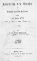 Friedrich der Große als Gründer deutscher Kolonien in den im Jahre 1772 neu erworbenen Landen 