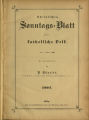 Rheinisches Sonntagsblatt für das katholische Volk / 1903 