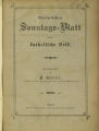 Rheinisches Sonntagsblatt für das katholische Volk / 1899 