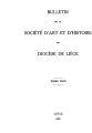Bulletin de la Société d'Art et d'Histoire du Diocèse de Liège / 49.1969 