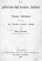 ¬Die politischen und socialen Zustände der Provinz Westphalen während der Jahre 1848 - 1858 