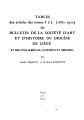Bulletin de la Société d'Art et d'Histoire du Diocèse de Liège / TABLE1/50.1881/1970 
