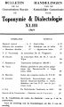 Bulletin de la Commission Royale de Toponymie & Dialectologie / 43/45.1969/71 
