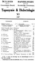 Bulletin de la Commission Royale de Toponymie & Dialectologie / 11/12.1937/38 