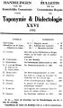 Bulletin de la Commission Royale de Toponymie & Dialectologie / 26/28.1952/54 