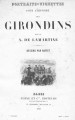 Portraits-vignettes pour l'histoire des Girondins 