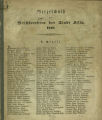 Verzeichniß der Gemeinde-Wähler der Stadt Köln / 1849 