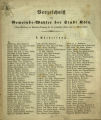 Verzeichniß der Gemeinde-Wähler der Stadt Köln / 1851 
