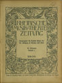 Rheinische Musik- und Theater-Zeitung / 11. Jahrgang 1910 