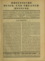 Rheinische Musik- und Theater-Zeitung / 28. Jahrgang 1927 