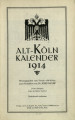 Alt-Köln-Kalender / 2. Jahrgang 1914