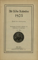 Alt-Köln-Kalender / 12. Jahrgang 1925