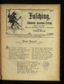 Fasching / 2. Jahrgang 1899