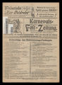 Karnevals-Fest-Zeitung / 1907