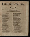 Karnevals-Zeitung in Köln / 1827