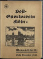 Monats-Schrift des Post-Sportvereins Köln e.V. / 12.1936/37