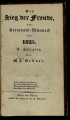 Der Sieg der Freude oder Karnevals-Almanach / Jahrgang 2.1825