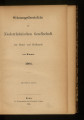 Sitzungsberichte der Niederrheinischen Gesellschaft für Natur- und Heilkunde in Bonn / 1904