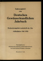 Deutsches gewässerkundliches Jahrbuch / Niederrheingebiet unterhalb der Ahr /  Ergänzungsheft...