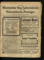 Rheinischer Bau-Submissions- und Holzverkaufs-Anzeiger / 28. Jahrgang 1912