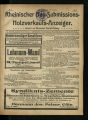 Rheinischer Bau-Submissions- und Holzverkaufs-Anzeiger / 30. Jahrgang 1914