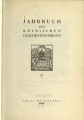 Jahrbuch des Kölnischen Geschichtsvereins e.V. / 27.1953