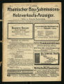 Rheinischer Bau-Submissions- und Holzverkaufs-Anzeiger / 27. Jahrgang 1911