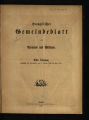 Evangelisches Gemeindeblatt für Rheinland und Westfalen / 1. Jahrgang 1885 (unvollständig)