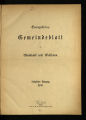 Evangelisches Gemeindeblatt für Rheinland und Westfalen / 16. Jahrgang 1900