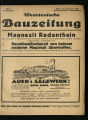 Westdeutsche Bauzeitung / 9. Jahrgang 1926 (unvollständig)