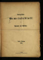 Evangelisches Gemeindeblatt für Rheinland und Westfalen / 3. Jahrgang 1887 (unvollständig)