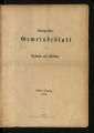 Evangelisches Gemeindeblatt für Rheinland und Westfalen / 5. Jahrgang 1889 (unvollständig)