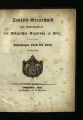 Inhalts-Verzeichnis des Amtsblattes der Königlichen Regierung zu Cöln / Jahrgänge 1816 / 40