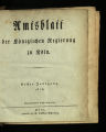 Amtsblatt der Königlichen Regierung zu Köln / 1. Jahrgang 1816