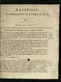 Amtsblatt der Königlichen Regierung zu Köln / 1817 (unvollständig)