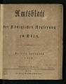 Amtsblatt der Königlichen Regierung zu Köln / 3. Jahrgang 1818 (unvollständig)