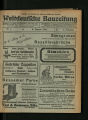 Westdeutsche Bauzeitung / 3. Jahrgang 1920 (unvollständig)