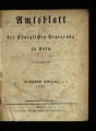 Amtsblatt der Königlichen Regierung zu Köln / 16. Jahrgang 1831