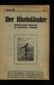 Der Rheinländer / 1. Jahrgang 1912