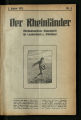 Der Rheinländer / 2. Jahrgang 1913