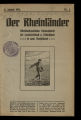 Der Rheinländer / 3. Jahrgang 1914