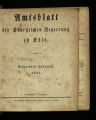 Amtsblatt der Königlichen Regierung zu Köln / 19. Jahrgang 1834 (unvollständig)