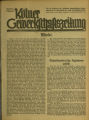 Kölner Gewerkschaftszeitung / 5. Jahrgang 1929