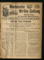 Rheinische Wirthe-Zeitung / 5. Jahrgang 1903 (unvollständig)