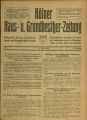 Kölner Haus- und Grundbesitzer-Zeitung / 27. Jahrgang 1925