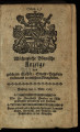 Bönnische Anzeige  / 1764/65
