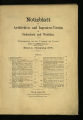 Notizblatt des Architekten- und Ingenieur-Vereins für Niederrhein und Westfalen / I. Jahrgang 1875